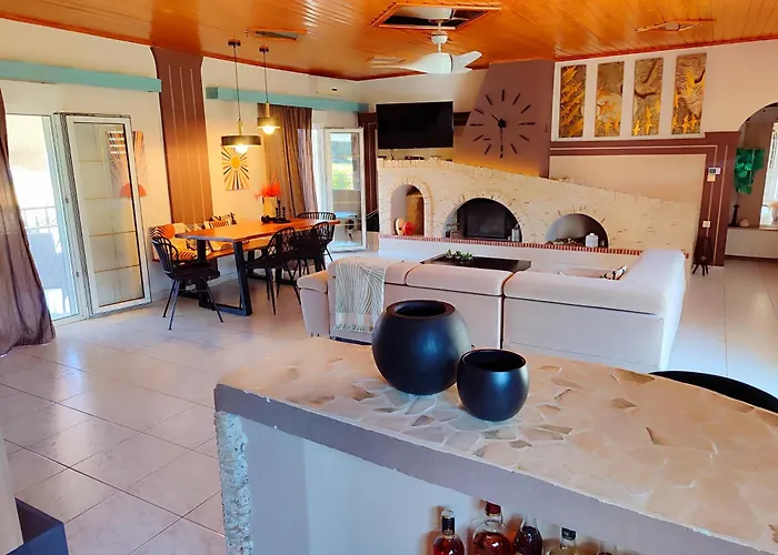 Apartment Spasmata Village Marica's House Only Adults - Sunset & Ionian Sea View Minia